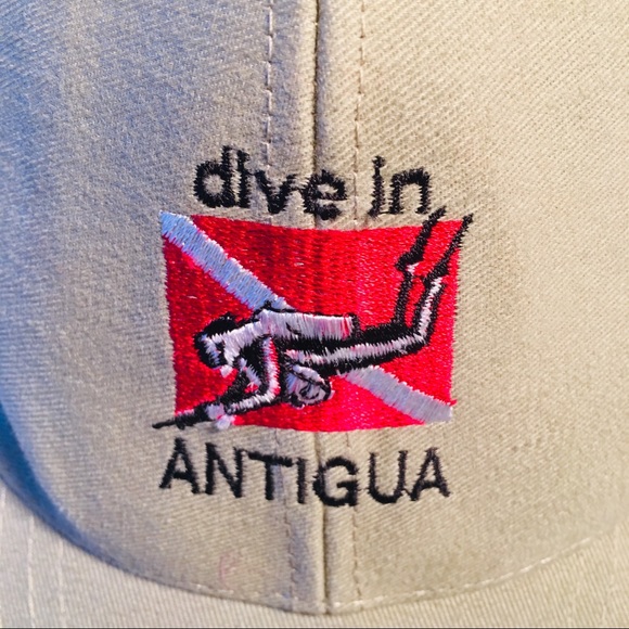 🌴 Baseball Cap “Dive in Antigua” Size Small - Picture 5 of 5